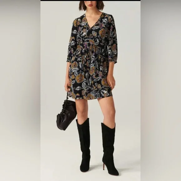 BA&SH Volver Dress - Picture 1 of 5